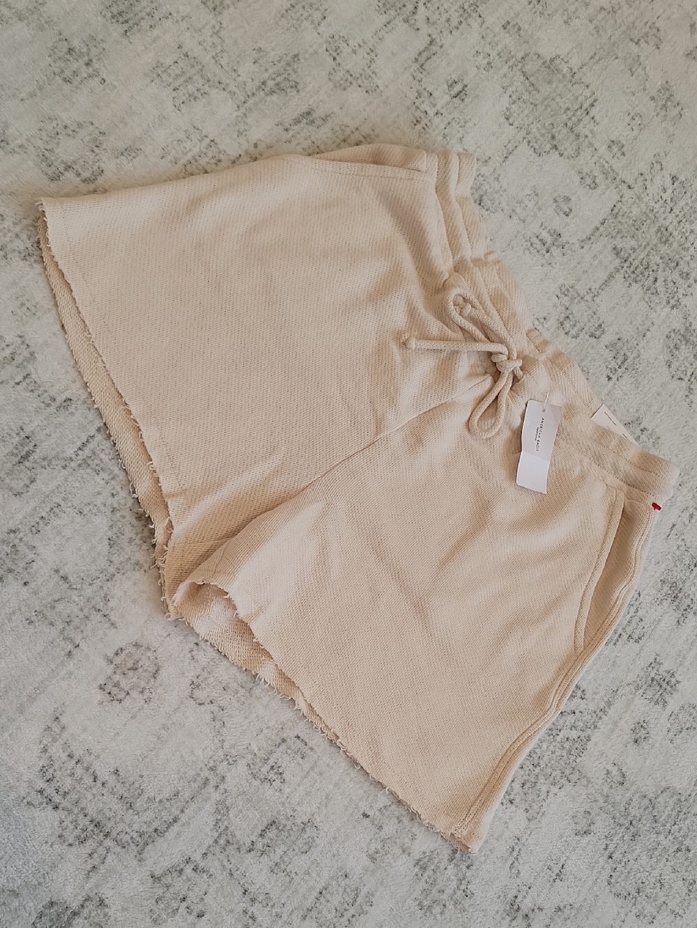 American Eagle Outfitters Cream Lounge Shorts